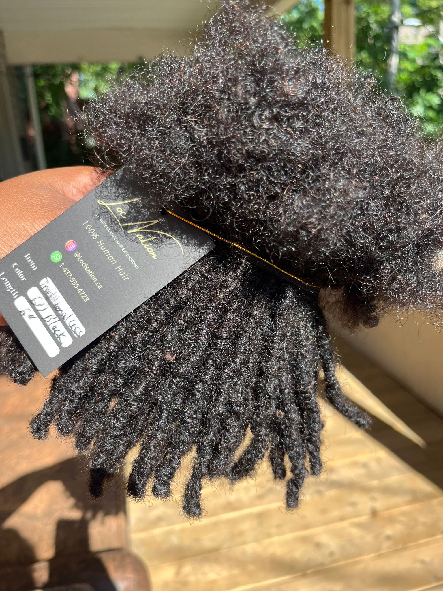 (100 Locs) Black Traditional locs