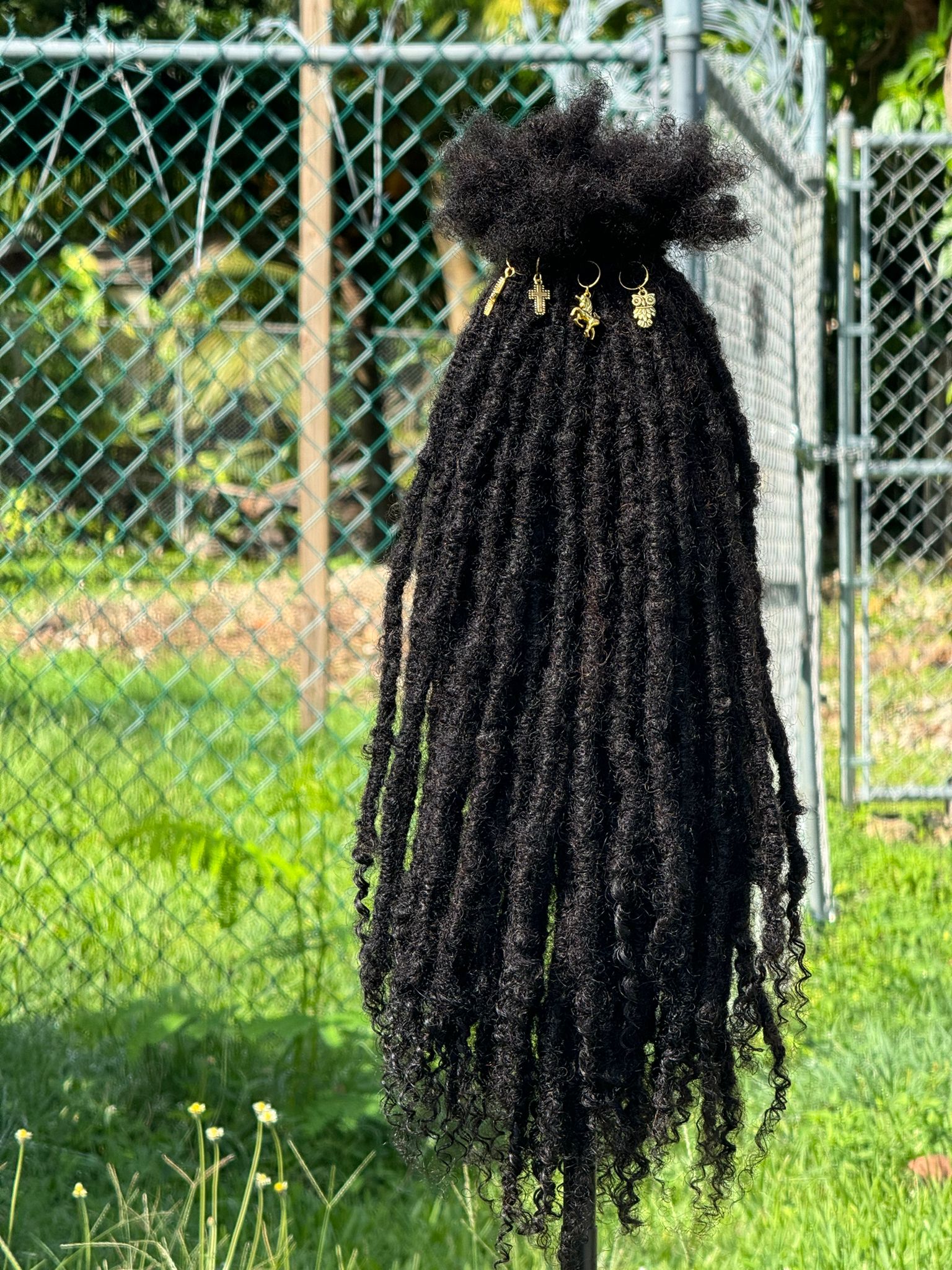 (100 Locs) Black Goddess Locs