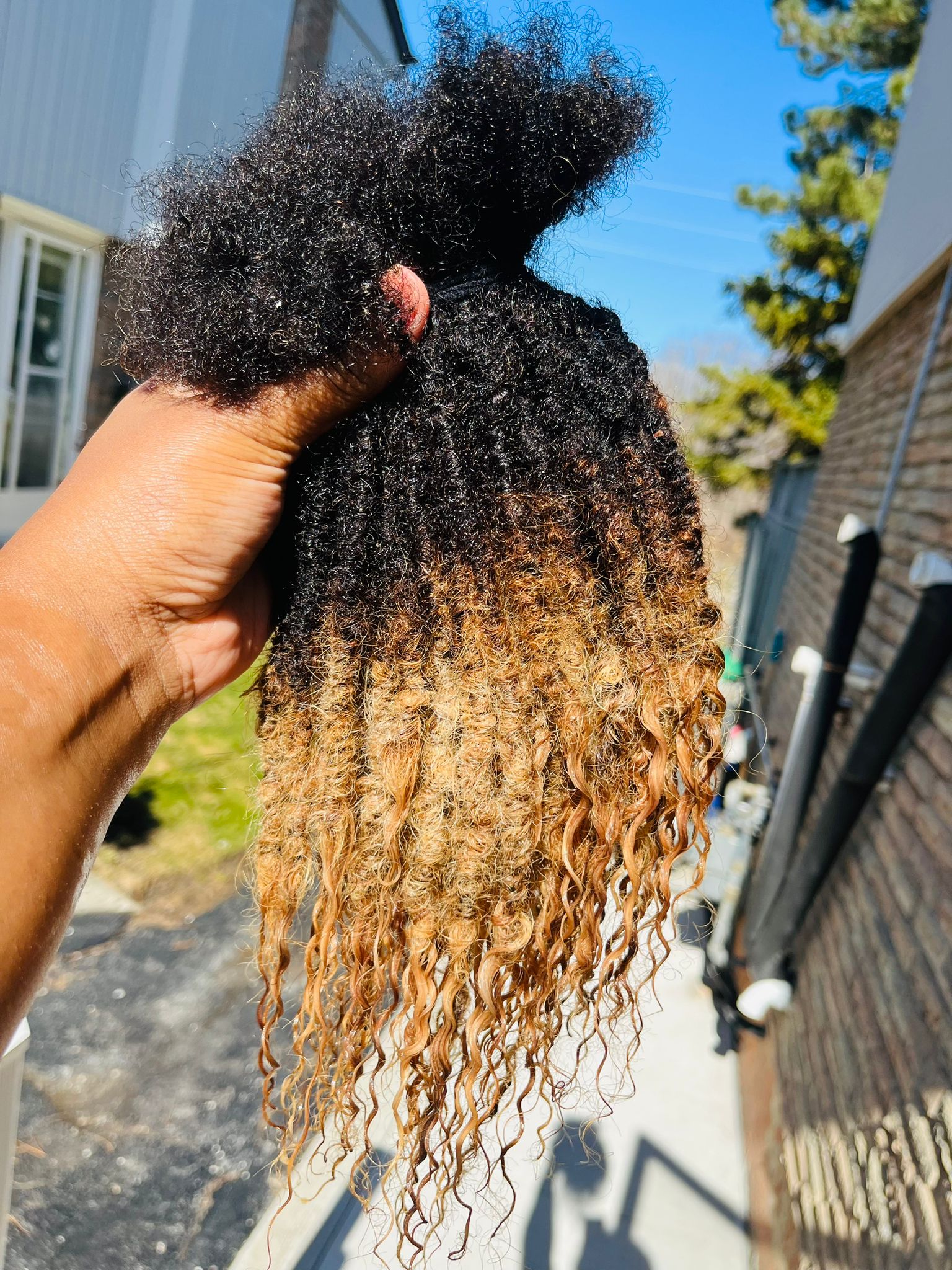 (100 Locs) Honey Blonde Goddess Locs