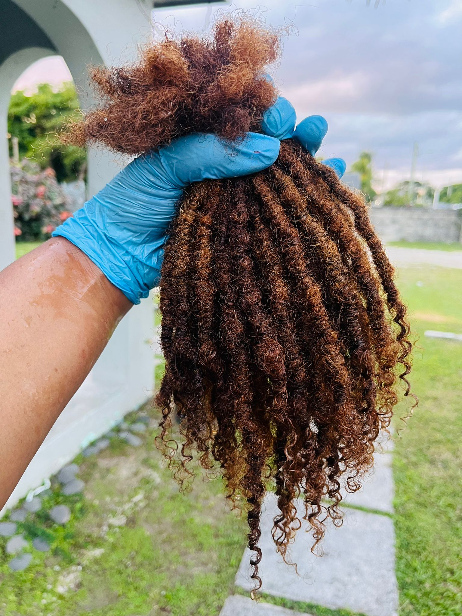 (100 Locs) Brown Goddess Locs