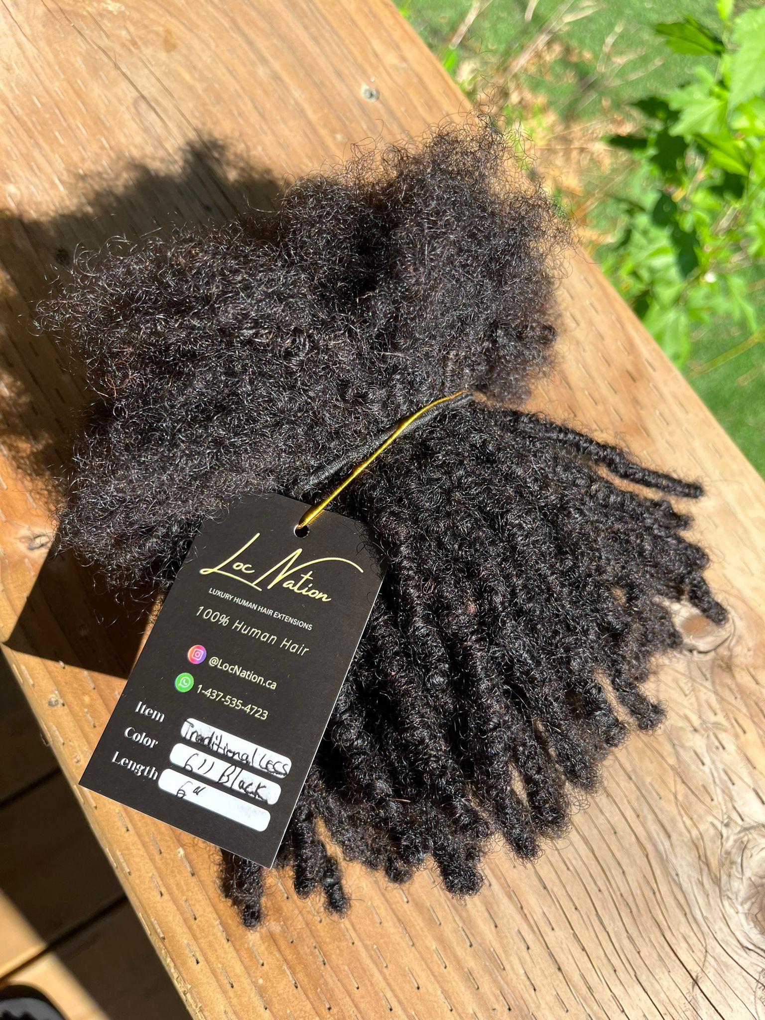 (100 Locs) Black Traditional locs