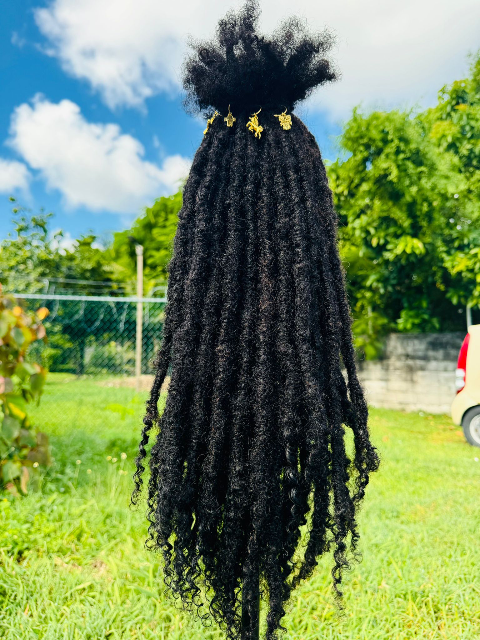 (100 Locs) Black Goddess Locs