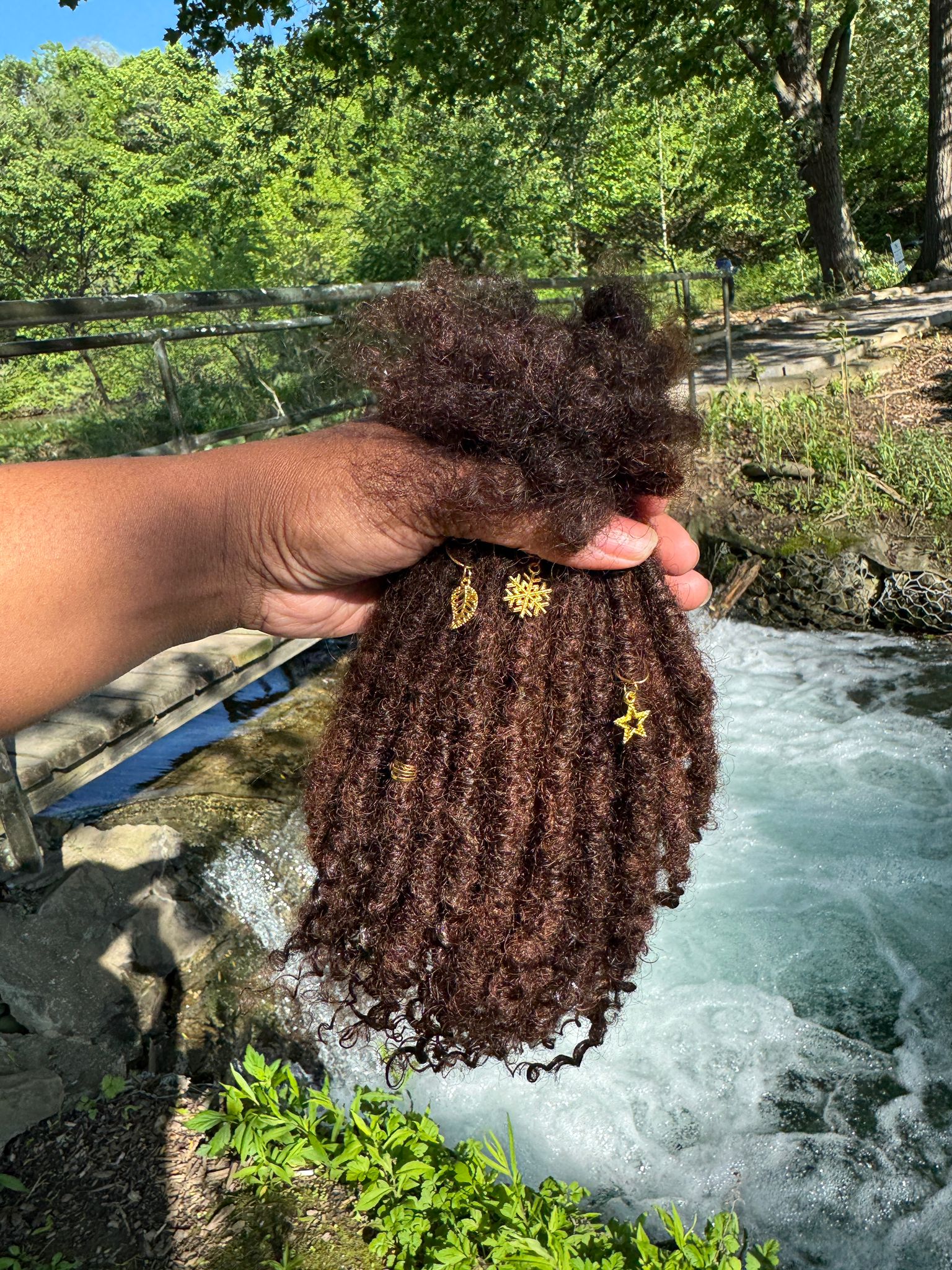 (100 Locs) Brown Goddess Locs