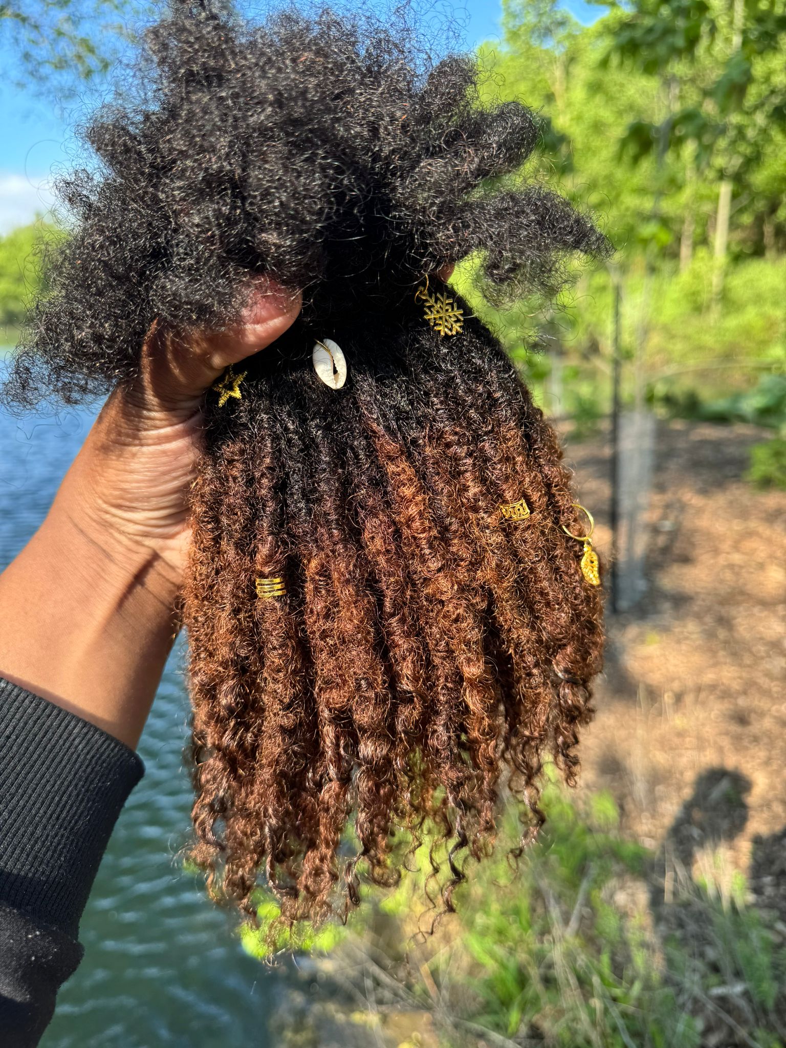 (100 Locs) Cajun Spice Goddess Locs