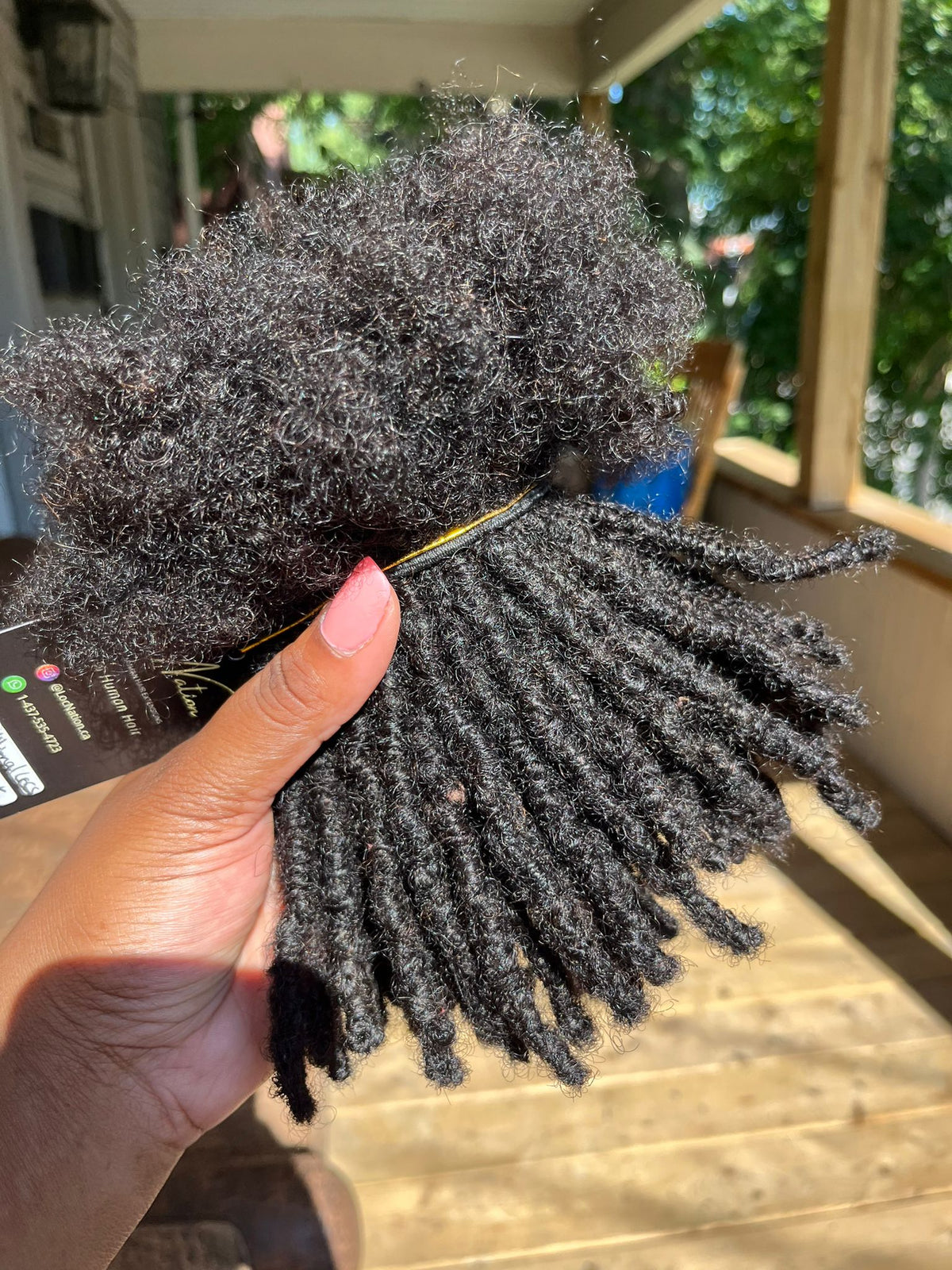 (100 Locs) Black Traditional locs