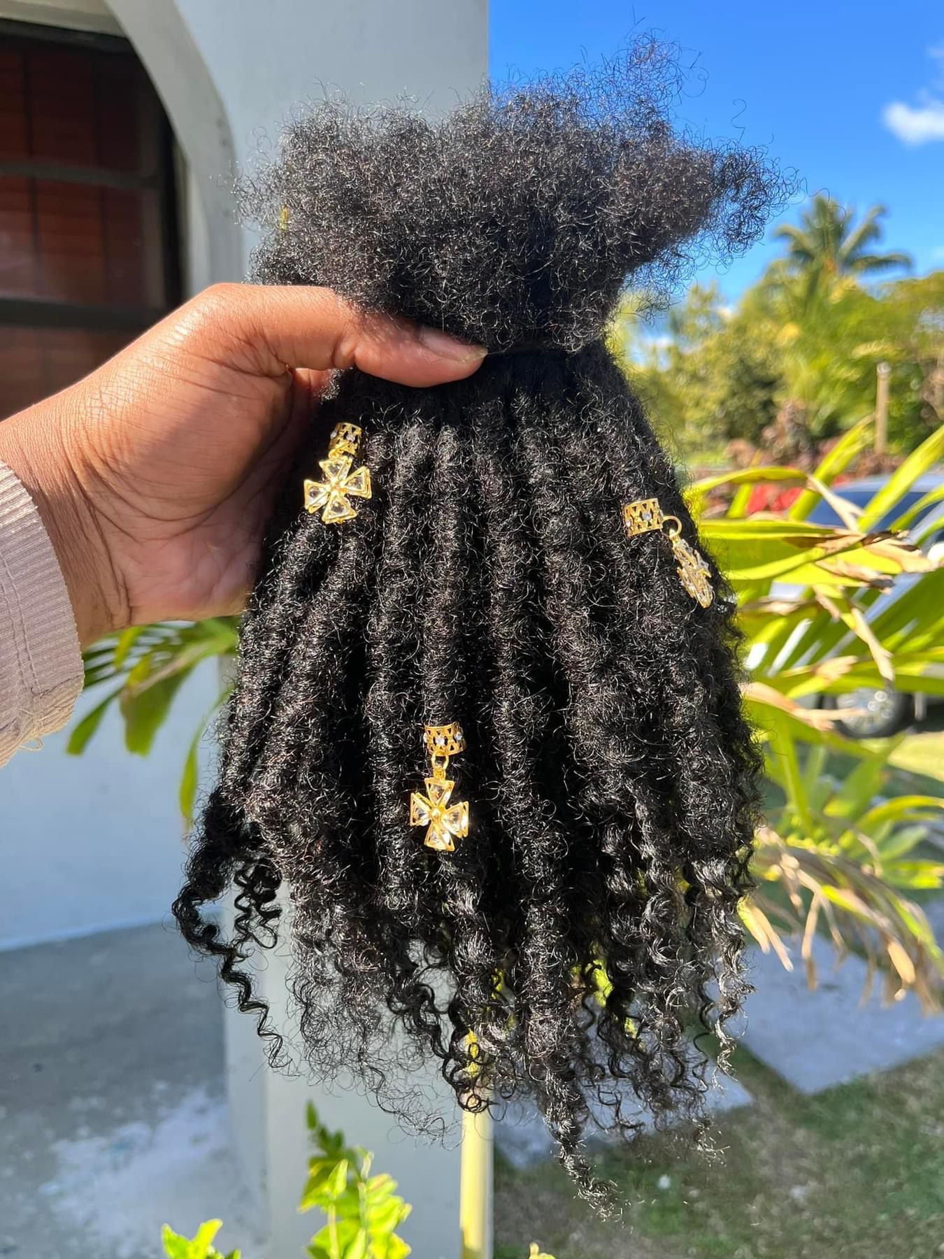 (100 Locs) Black Goddess Locs