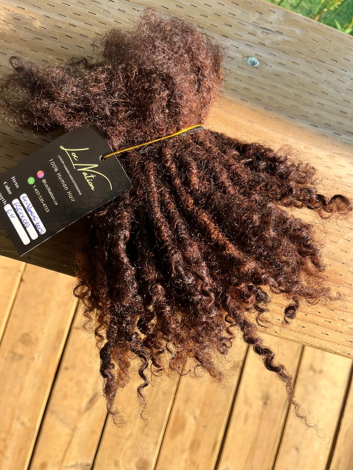 (100 Locs) Brown Goddess Locs