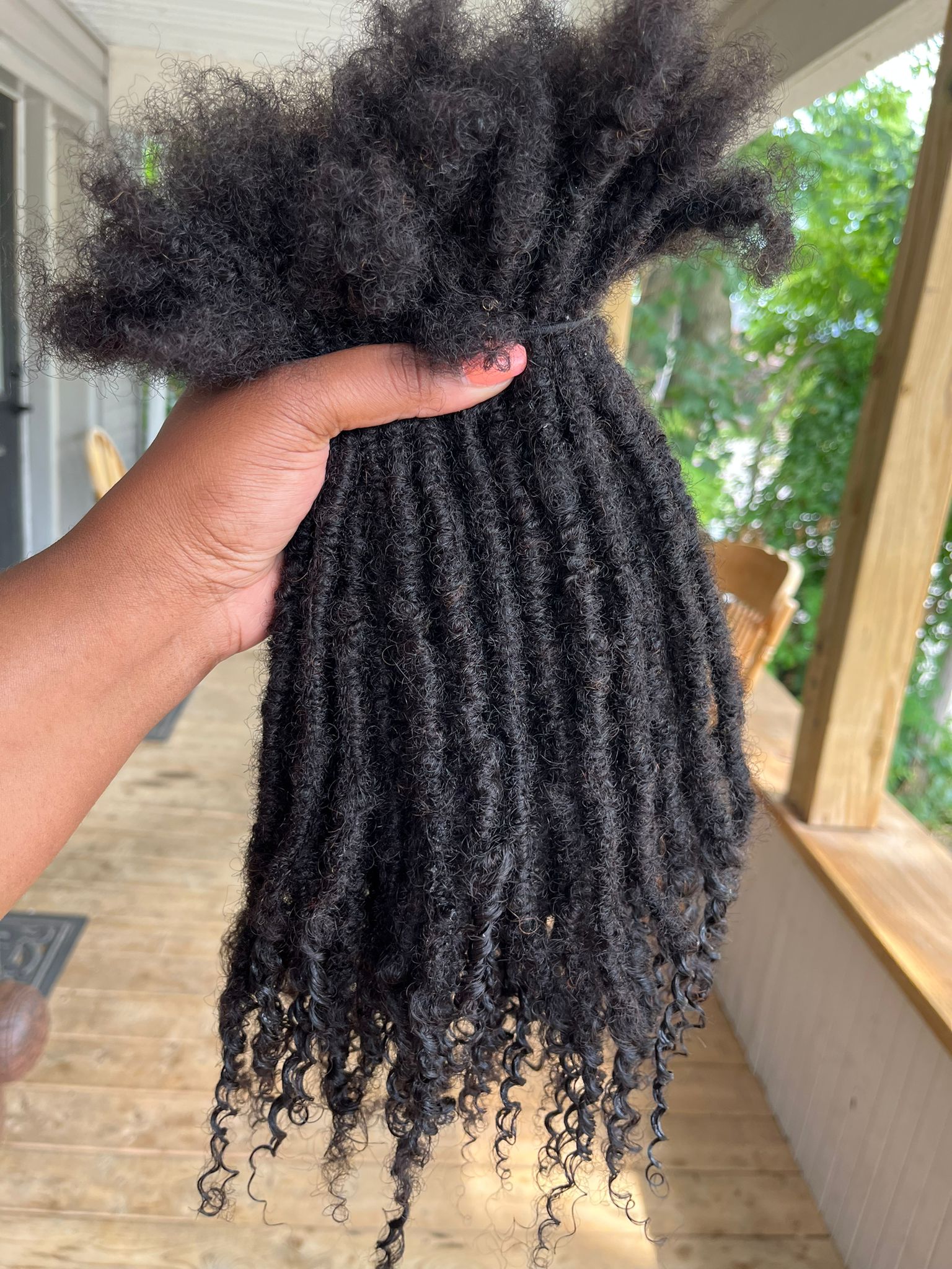 (100 Locs) Black Goddess Locs