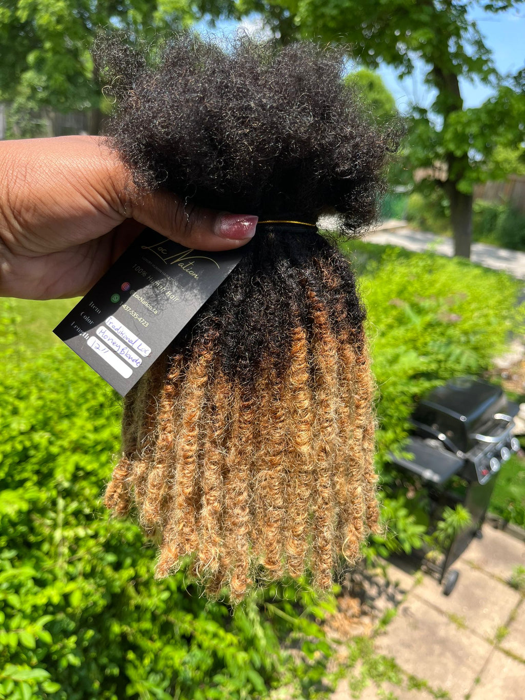 (100 Locs) Honey Blonde Traditional Locs