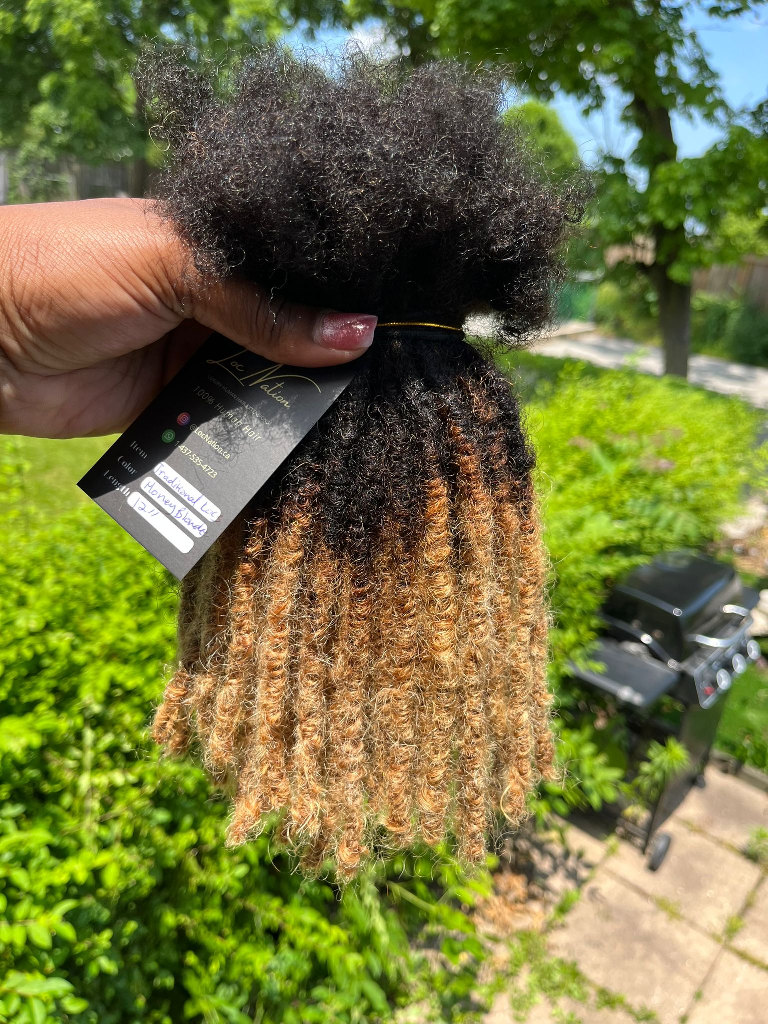 (100 Locs) Honey Blonde Traditional Locs