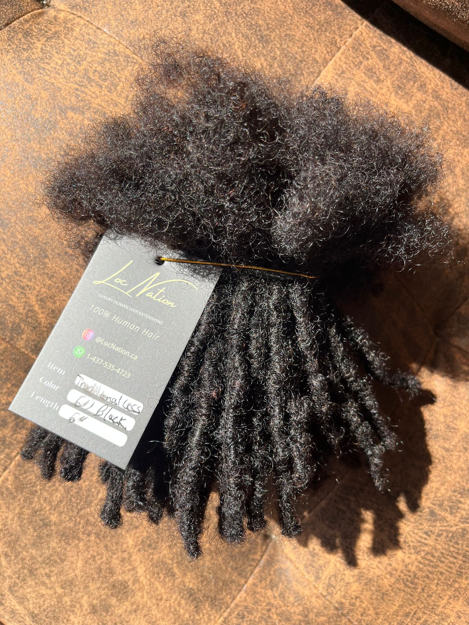 (100 Locs) Black Traditional locs