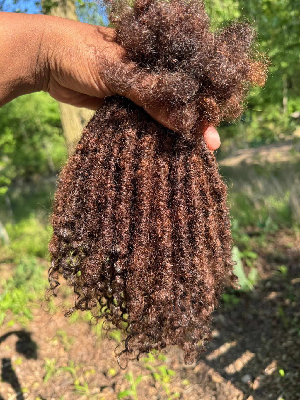 (100 Locs) Brown Goddess Locs