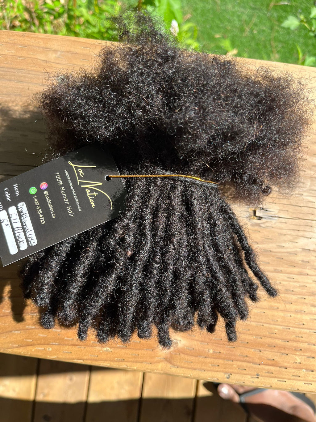 (100 Locs) Black Traditional locs