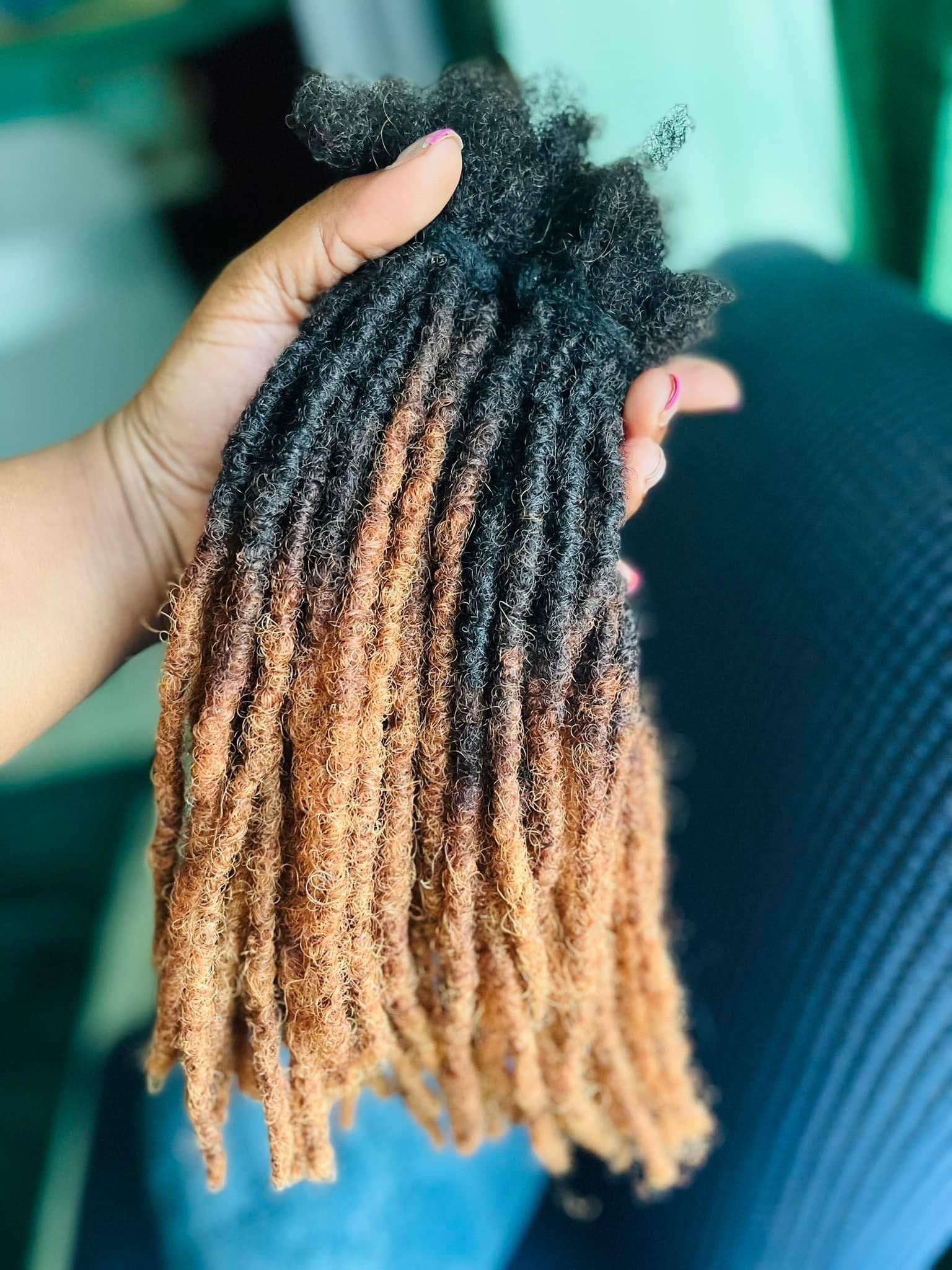 (100 Locs) Honey Blonde Traditional Locs