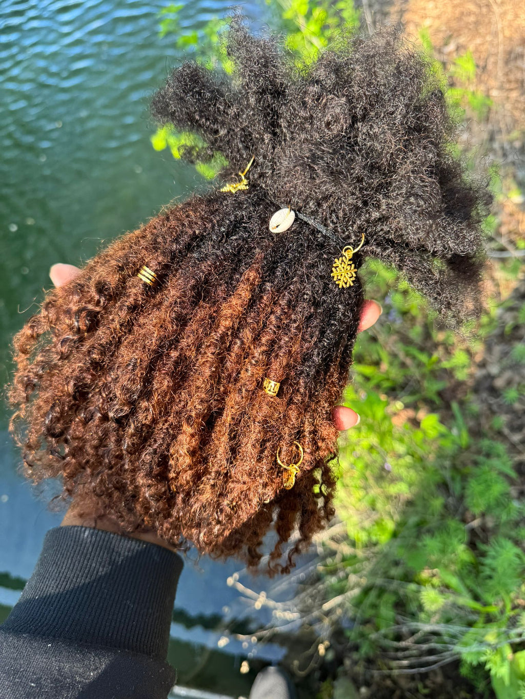 (80 Locs) Cajun Spice Goddess Locs