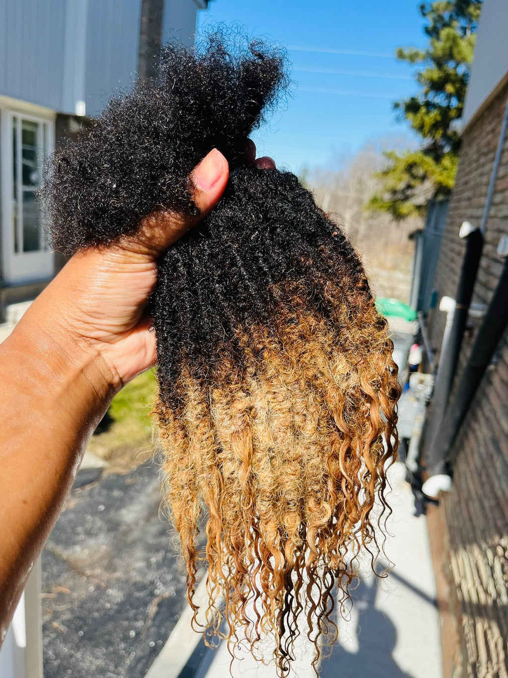 (80 Locs) Honey Blonde Goddess Locs