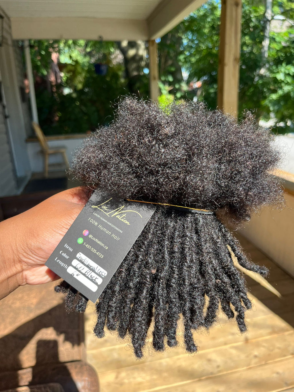 (100 Locs) Black Traditional locs