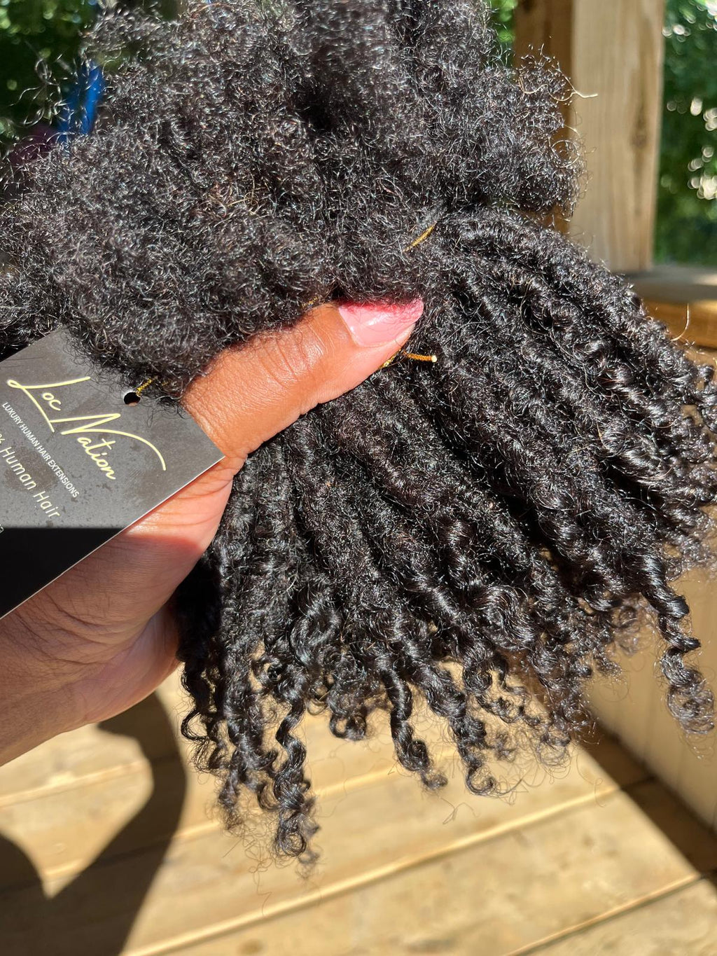 (100 Locs) Black Goddess Locs